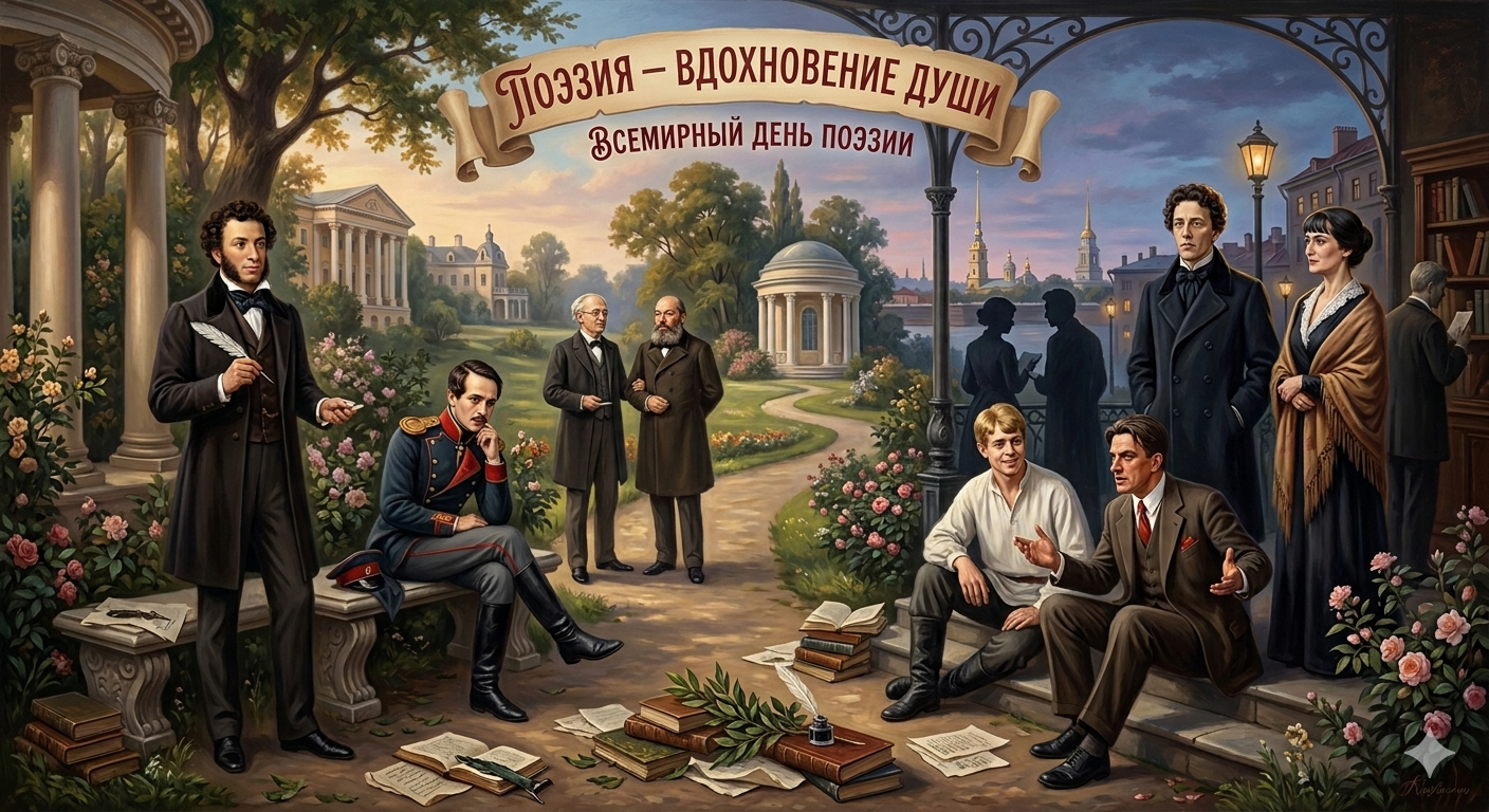 «Поэзия – это вечный диалог душ, эхо голосов, звучащее сквозь время» (16+)